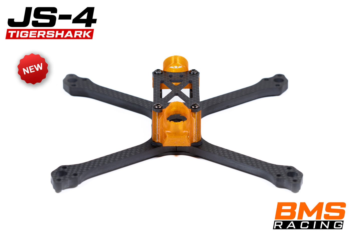 JS-4 TigerShark - 5" Pure Handling & Sensational cornering feel, Racing Drone Frame